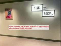 Isolasi Suara Dinding Akustik Papan Ruang Isolasi Suara Bahan Bangunan Microporated