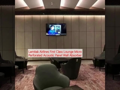 Lamitak Airlines First Class Lounge Micro Perforated Acoustic Panel Wall Absorber
