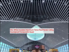 RAL Panel atap pagar aluminium putih terisolasi langit-langit papan honeycomb kedap suara