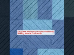 Dekoratif Papan Panel Akustik Papan Bahan Bangunan Ramah Lingkungan