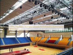 Peti langit-langit Kain dibungkus Panel akustik Fiberglass Board Sound Absorbing