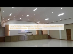 Ivory Putih Lamitak Laminste 2/2/0.5mm Microperforated Panel Akustik Dinding Absorbing