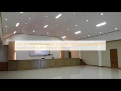 Ivory Putih Lamitak Laminste 2/2/0.5mm Microperforated Panel Akustik Dinding Absorbing