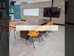 Panel Akustik Goresan Kayu Slat Linear Dekorasi Absorpsi Suara Bahan Bangunan