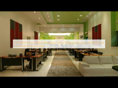 1200*600*50mm Absorber Kantor Kain Terbungkus Panel Dinding Akustik Papan Absorber Suara