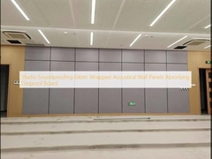 Studio Isolasi Suara Kain Terbungkus Panel Tembok Akustik Absorbing Fireproof Board