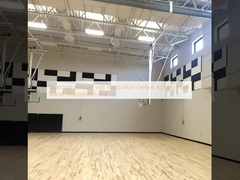 Ruang Olahraga Dinding Kayu Kayu Wol Semen Panel Akustik Papan Penyerapan Suara