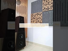 Studio Disesuaikan Slot Grooved Panel dinding akustik Absorpsi suara papan isolasi