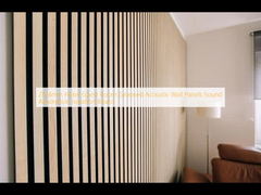 28/4mm Kamar Tamu Hotel Panel Dinding Akustik Gulung Panel Isolasi Absorpsi Suara