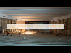 2/2/0.5mm 4'x8' Theather Microperforated Panel Akustik Dinding Absorbing Sound Kayu