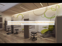 Konstruksi & Dekorasi Nano 2/2/0.5mm Panel Dinding Akustik Kayu Microporrated