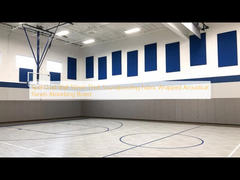 Panel Akustik Berbalut Kain Peredam Suara Tebal 50mm untuk Dinding Aula Olahraga