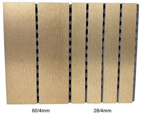 28/4mm Soundproofing Grooved Acoustic Panel Interior Decoration Ceiling Board
