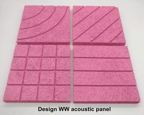 Customizable Wood Wool Acoustic Panel for Different Panel Sizes and Colors