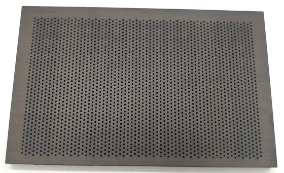 Residential Office Wall Perforated Acoustic Panel Wood Wall 18mm