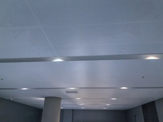 Composite Metal Honeycomb Acoustic Ceiling Tiles RAL White Aluminium Micro Perforated