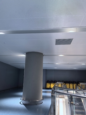 Composite Metal Honeycomb Acoustic Ceiling Tiles RAL White Aluminium Micro Perforated