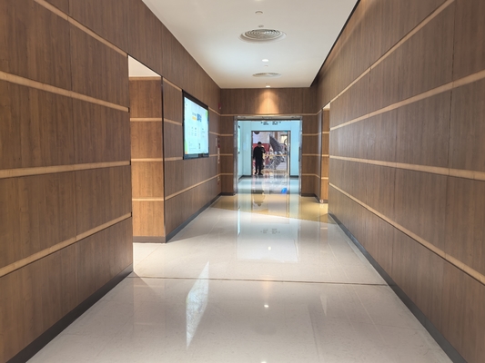 2/2/0.7mm Wooden Finish Invisible Microperforated Acoustic Panel For Walls Soundproof Board