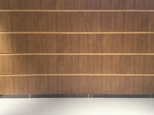 2/2/0.7mm Wooden Finish Invisible Microperforated Acoustic Panel For Walls Soundproof Board