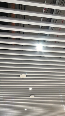 Linear Aluminum Composite Ceiling Sound Baffles Sound Proofing Panels Building Material