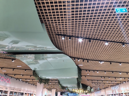 3D Curved RAL Color Aluminum Honeycomb Composite Board Ceiling Tile Acoustic Panel