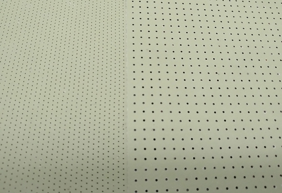 4/4/1mm Ceiling Tile Laminated Microperforated MDF Panel Acoustic Sound Absorbing Board
