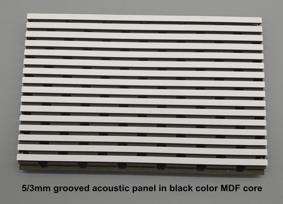 5/3mm Fireproof Soundproofing Sound Board Wall Building Decorative Slat Acoustic Panel
