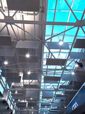 Rectangle Ceiling Tiles Fabric Wrapped Acoustic Panel Fiberglass Board Sound Absorbing