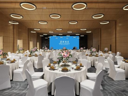16/16/6mm Banque Hall Customized Diffuser Perforated Acoustic Panel Wooden Wall Soundproof Board