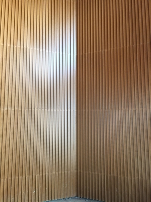 16/16/6mm Banque Hall Customized Diffuser Perforated Acoustic Panel Wooden Wall Soundproof Board