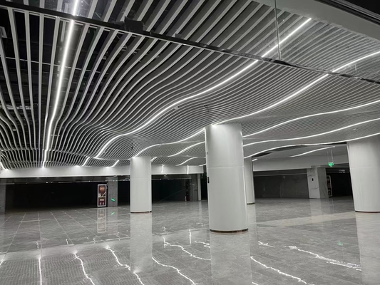 Metalworks Linear Ceiling Planks Panels Baffles Aluminum Composite Sound Absorption Board
