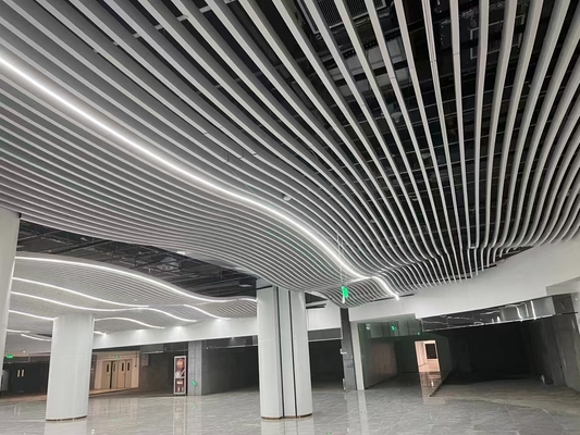 Metalworks Linear Ceiling Planks Panels Baffles Aluminum Composite Sound Absorption Board