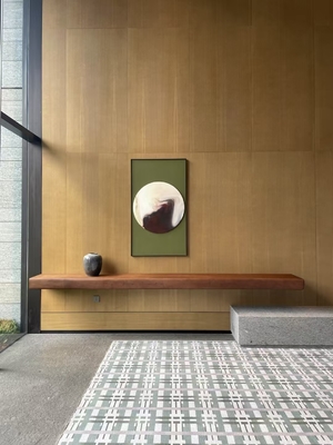 2/2/0.5mm Oak Veneer Micro Perforated Acoustic Wall Panel Timber Sound Absorption Board