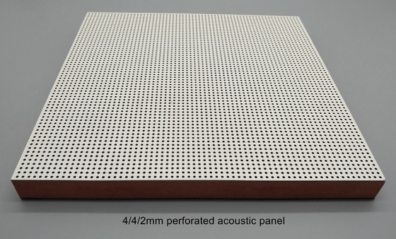 3mm Hole Ceiling Tiles PVDF Solid Powder Coating Aluminum Perforated Acoustic Panels
