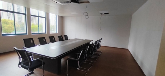 Formica Laminate Meeting Room 2/2/0.5mm Microperforated Wood Panels Wall Acoustic Board 