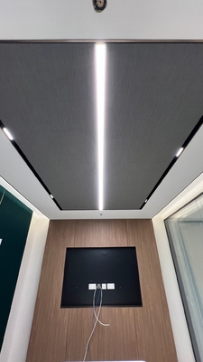 1.8/1.8/0.5mm Acoustic Nano Microperforated Wood Panels Lamitak Finish Meeting Room