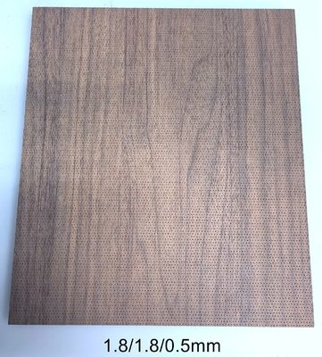 1.8/1.8/0.5mm Acoustic Nano Microperforated Wood Panels Lamitak Finish Meeting Room
