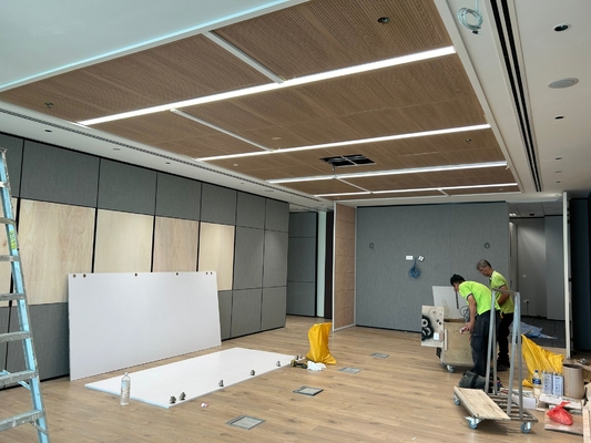 16/16/6mm Oak Laminate Wooden Perforated Acoustic Panel Ceiling Tiles Soundproofing Board