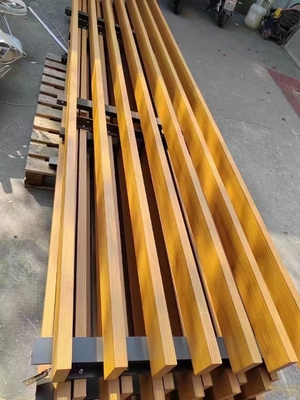 RAL White Metalworks Linear Ceiling Planks Baffles Aluminum Composite Absorption Board