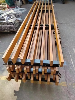 RAL White Metalworks Linear Ceiling Planks Baffles Aluminum Composite Absorption Board