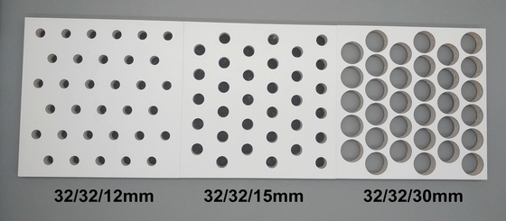 Sport Hall 16/16/6mm White Laminate Wooden Perforated Acoustic Panel Soundproofing Board