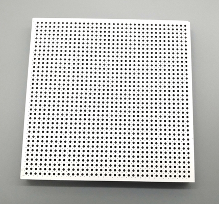 Sport Hall 16/16/6mm White Laminate Wooden Perforated Acoustic Panel Soundproofing Board