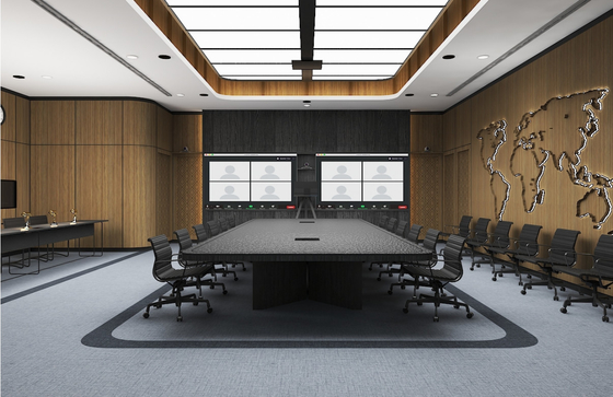 Natural Oak Veneer Conference Hall 2/2/0.7mm Microperforated Wood Panels Wall Acoustic Board 