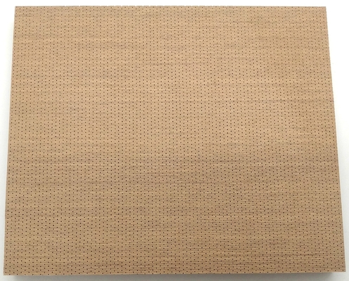 4'x8' Meeting Room Oak Veneer 2/2/0.5mm Microperforated Wood Panels Wall Acoustic Board 