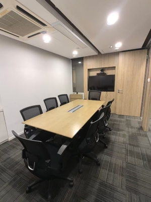 4'x8' Meeting Room Oak Veneer 2/2/0.5mm Microperforated Wood Panels Wall Acoustic Board 