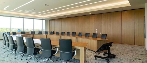 Conference Hall Walnut Veneer 2/2/0.5mm Microperforated Wood Panels Wall Acoustic Board 