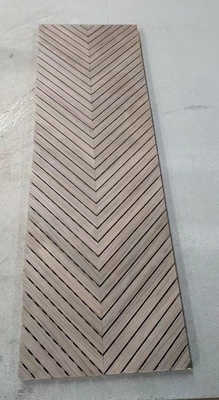 Church Linear Custom Grooved Acoustic Wall Panels Tongue And Grooved Sound Absorption Board