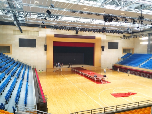 Sport Hall 4'x8'x1'' Fireproof Wood Wool Cement Acoustic Wall Panel Soundproofing Board