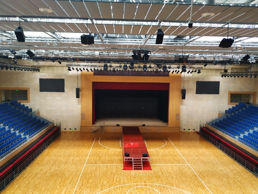 Sport Hall 4'x8'x1'' Fireproof Wood Wool Cement Acoustic Wall Panel Soundproofing Board