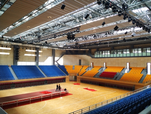 Sport Hall 4'x8'x1'' Fireproof Wood Wool Cement Acoustic Wall Panel Soundproofing Board